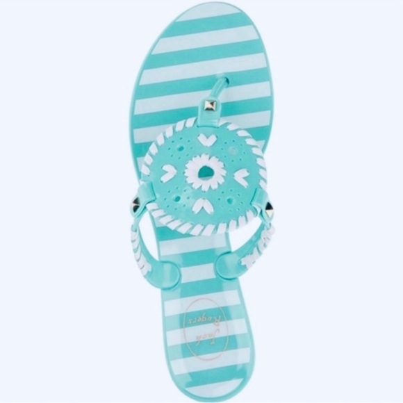 JACK ROGERS Georgia Jelly Sandals
FlipFlop Thong, mint green and white - Picture 5 of 5